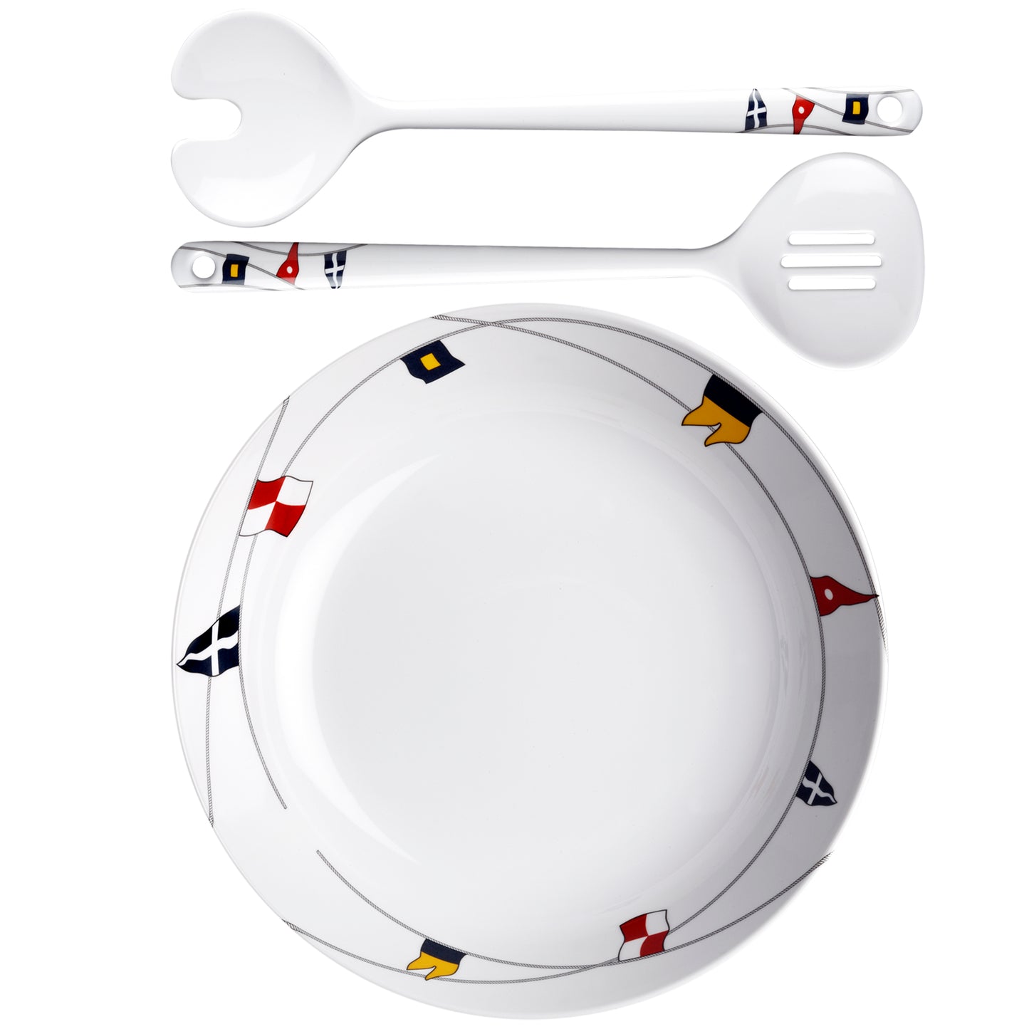 Regata Salad Bowl & Serve Cutlery