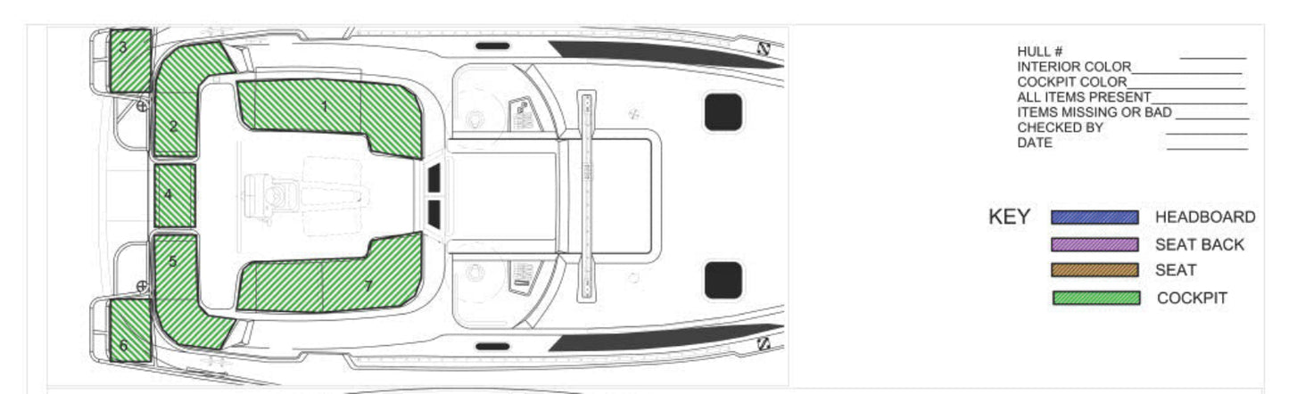 Cockpit Cushion - Vinyl - C-315