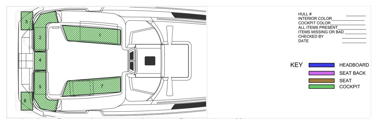 Cockpit Cushion - Vinyl - C-355