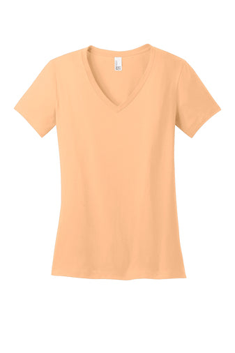 Line Drawing Ladies V-Neck Tee