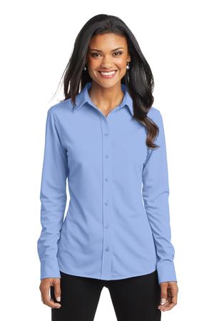 Port Authority® Ladies Dimension Knit Dress Shirt - In Stock