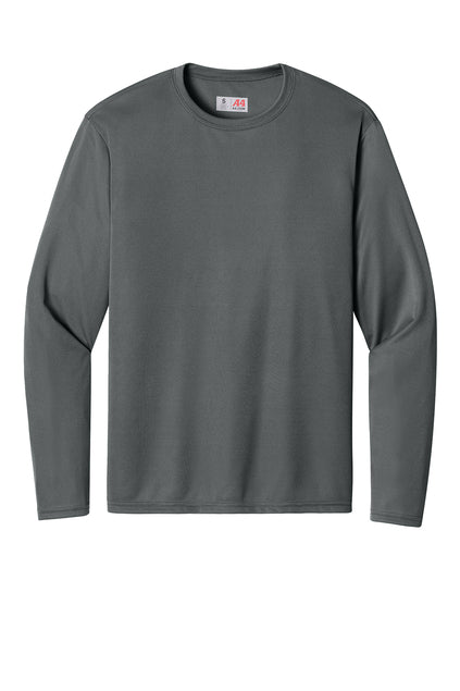 Line Drawing Men's Cooling Performance Long Sleeve