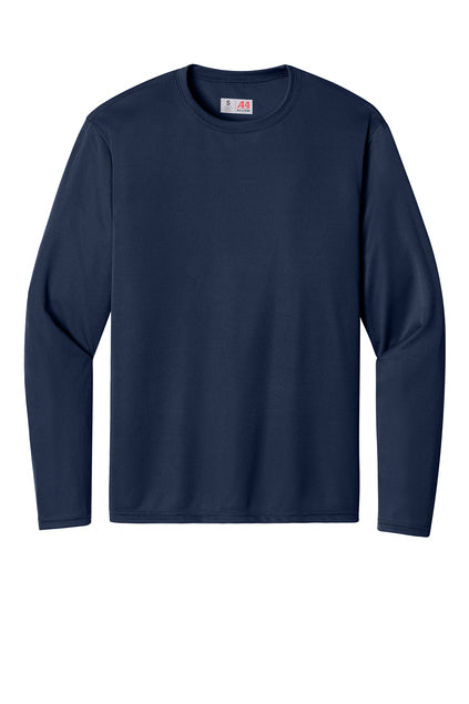 Line Drawing Men's Cooling Performance Long Sleeve