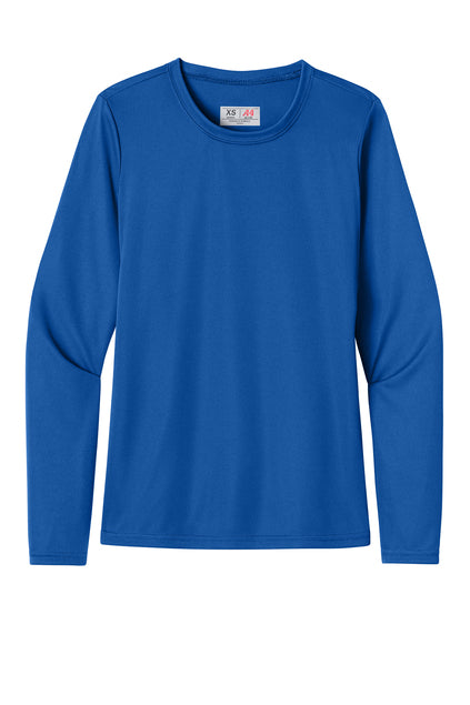 Line Drawing Ladies Cooling Performance Long Sleeve