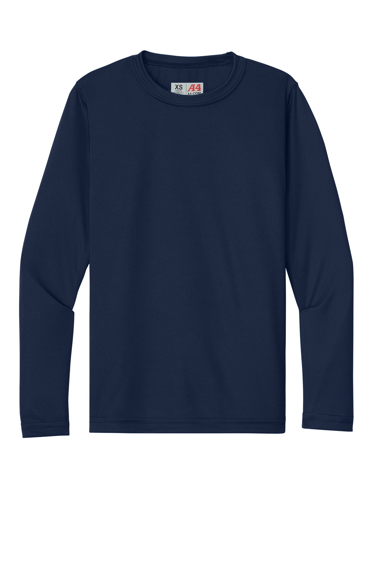 Line Drawing Youth Long-Sleeve Cooling Performance