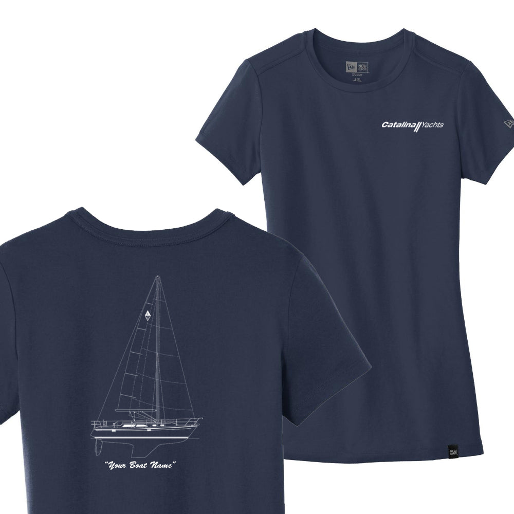 Line Drawing Ladies New Era® Heritage Tee