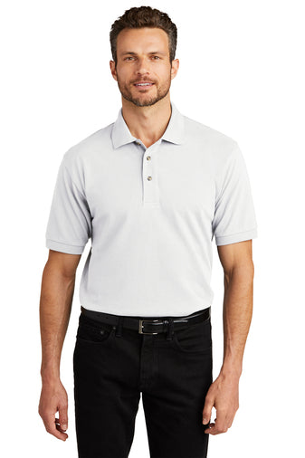 Men's Heavyweight Cotton Pique Polo