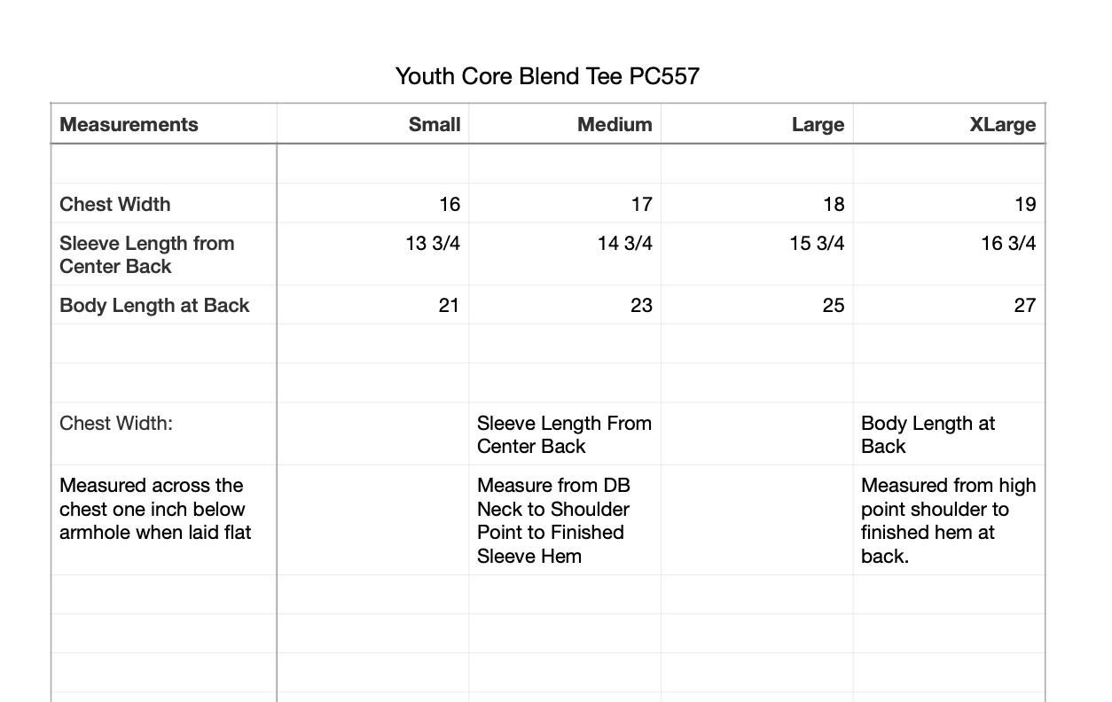 Line Drawing District ® Youth Perfect Tri ®Tee.