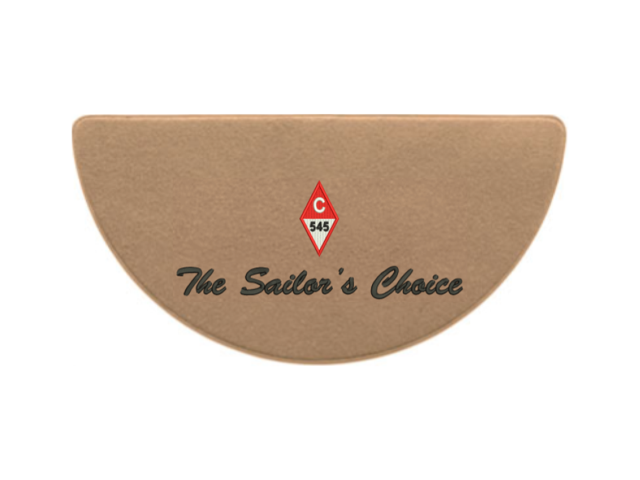Catalina Personalized Semi-Circle Mat