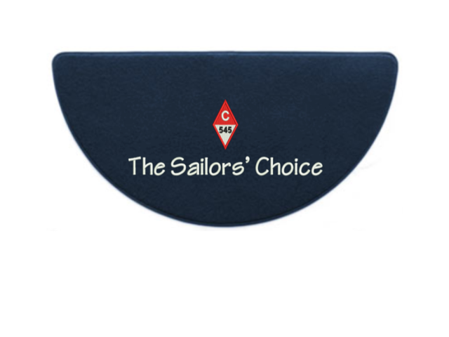 Catalina Personalized Semi-Circle Mat