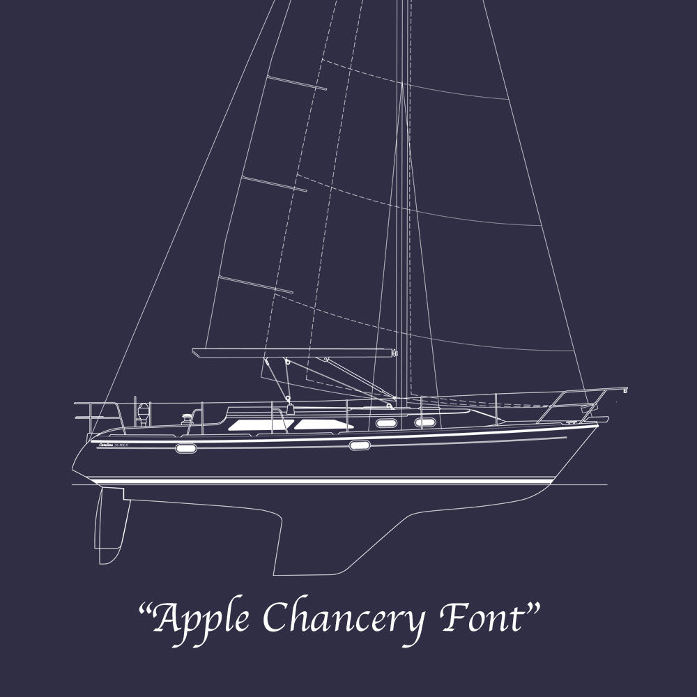 Line Drawing Cotton Grocery Tote-36533