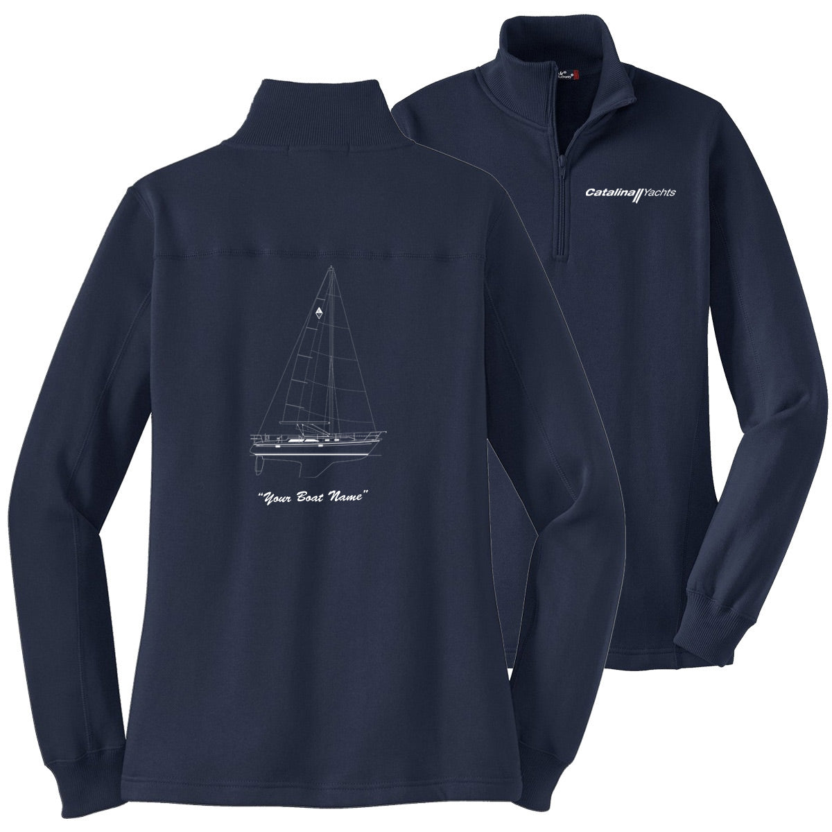 Ladies Sport-Tek® 1/4-Zip Sweatshirt-0