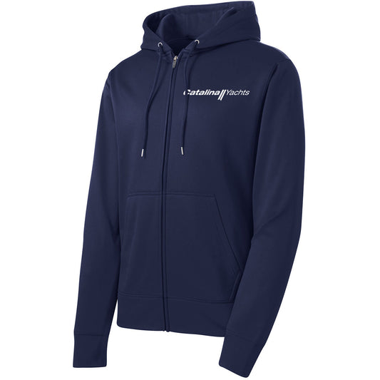 Mens Sport-Wick® Fleece Full-Zip Hooded Jacket-0