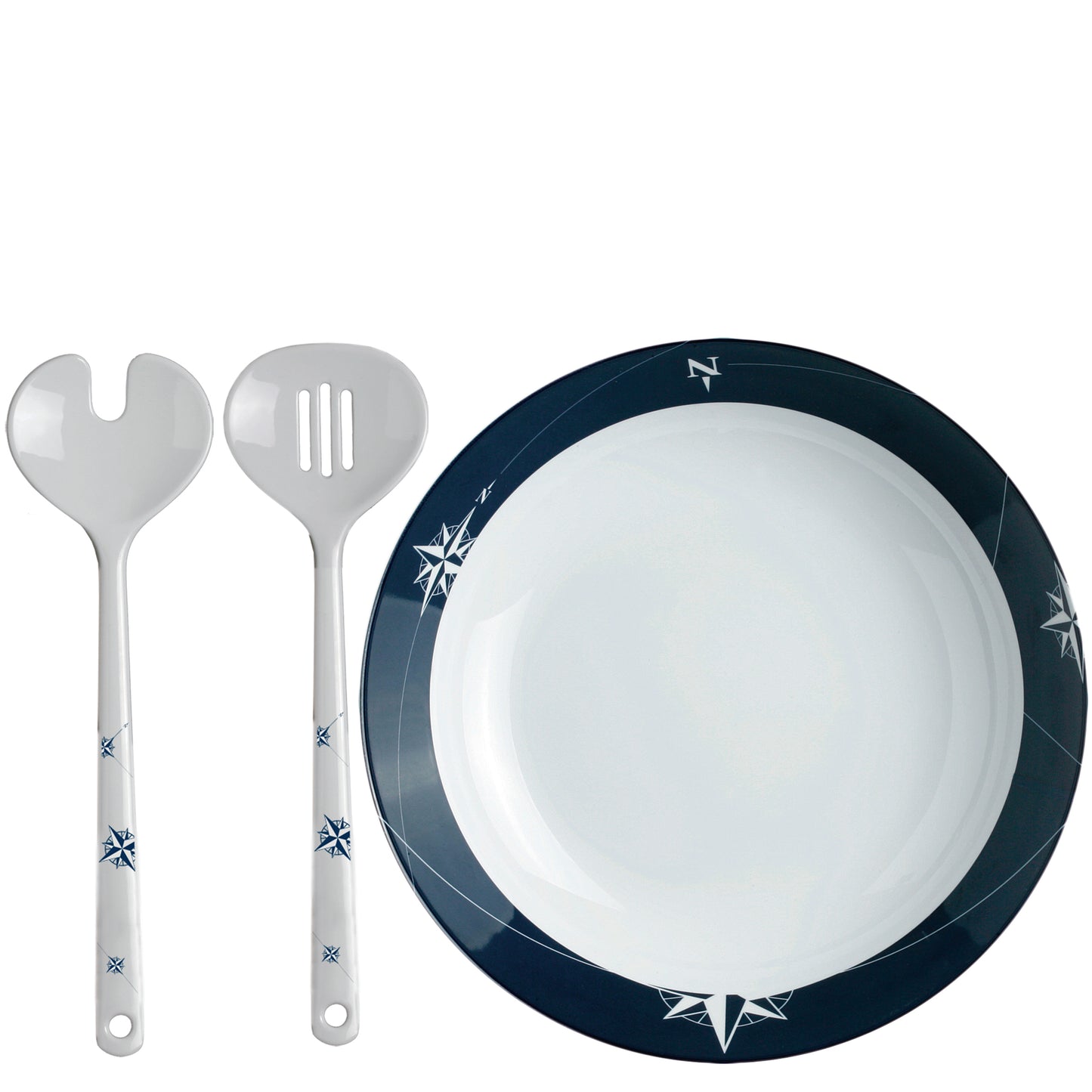 Northwind Salad Bowl & Serve Cutlery