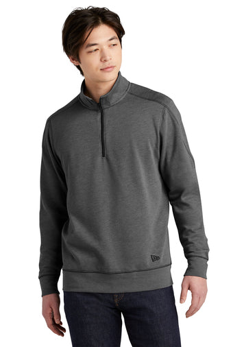 New Era® Tri-Blend Fleece 1/4-Zip Pullover