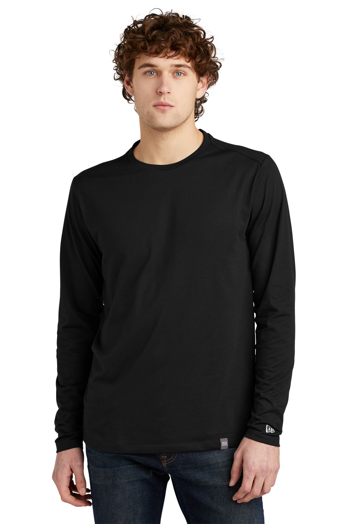 Line Drawing Mens New Era® Heritage Long Sleeve