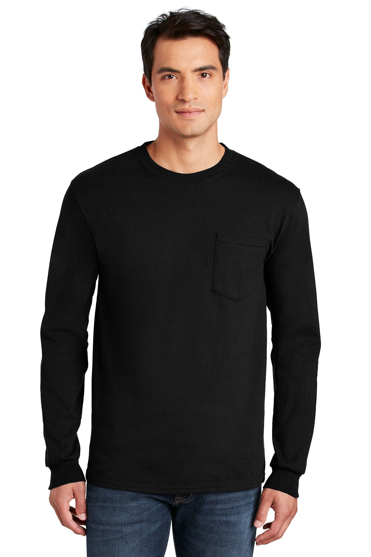 Line Drawing Long Sleeve with Pocket