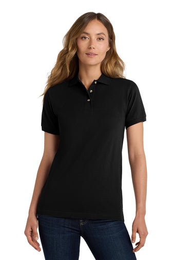 Ladies Heavyweight Cotton Pique Polo