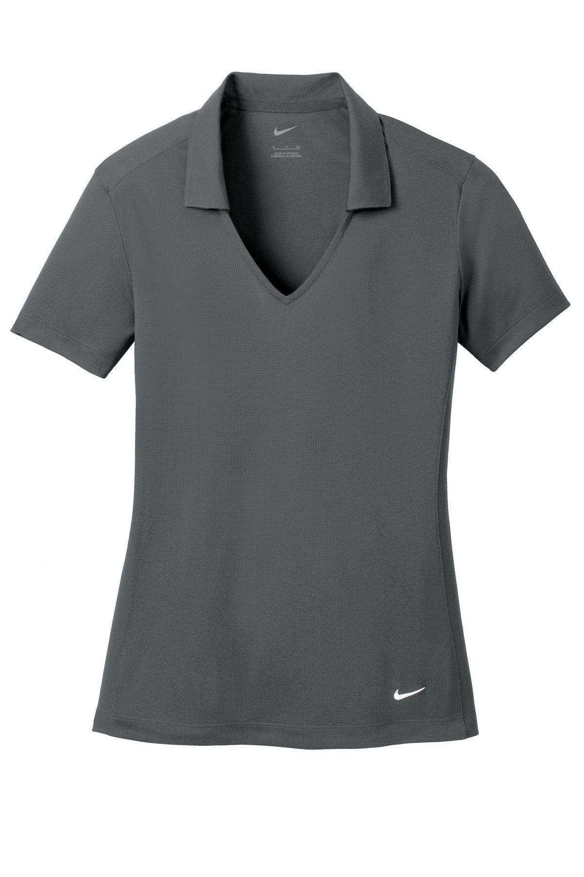 Catalina Yachts Black Nike Mesh Polo - Anthracite