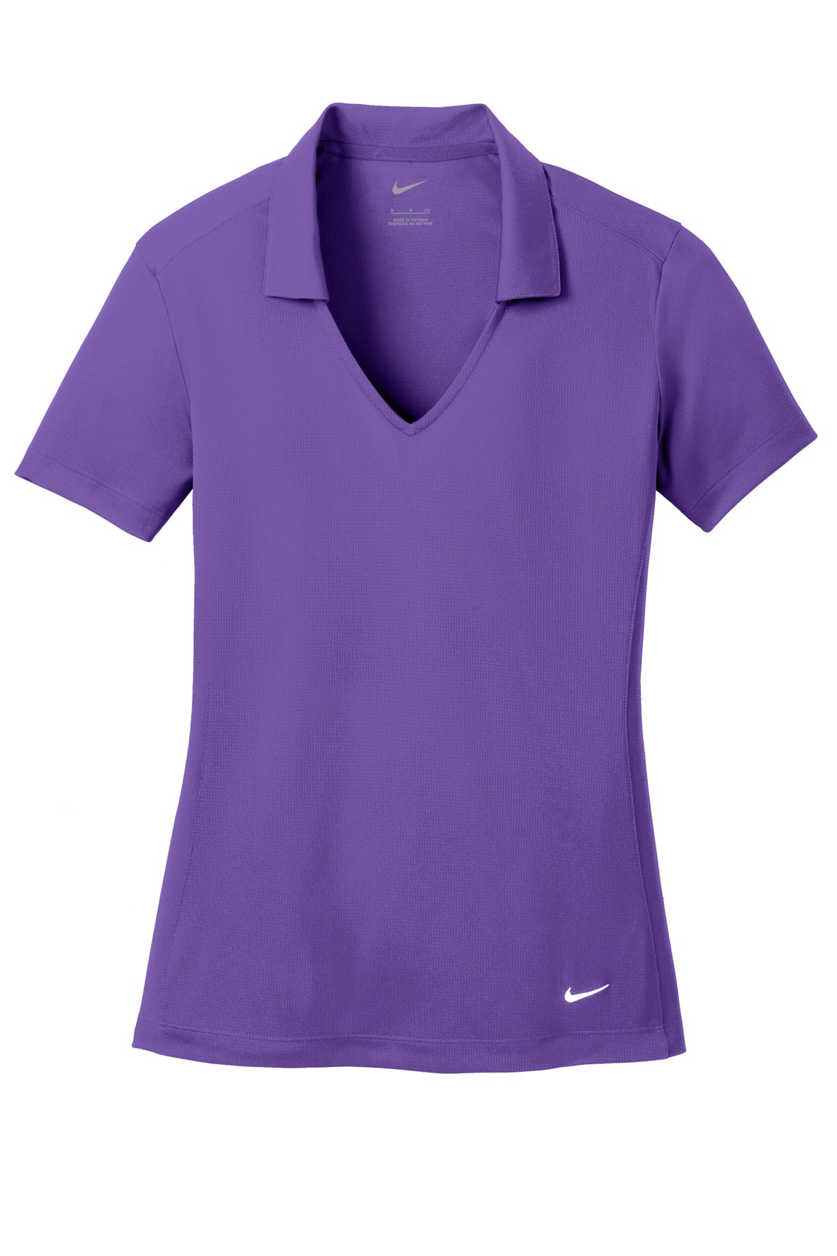 Catalina Yachts Black Nike Mesh Polo - Court Purple