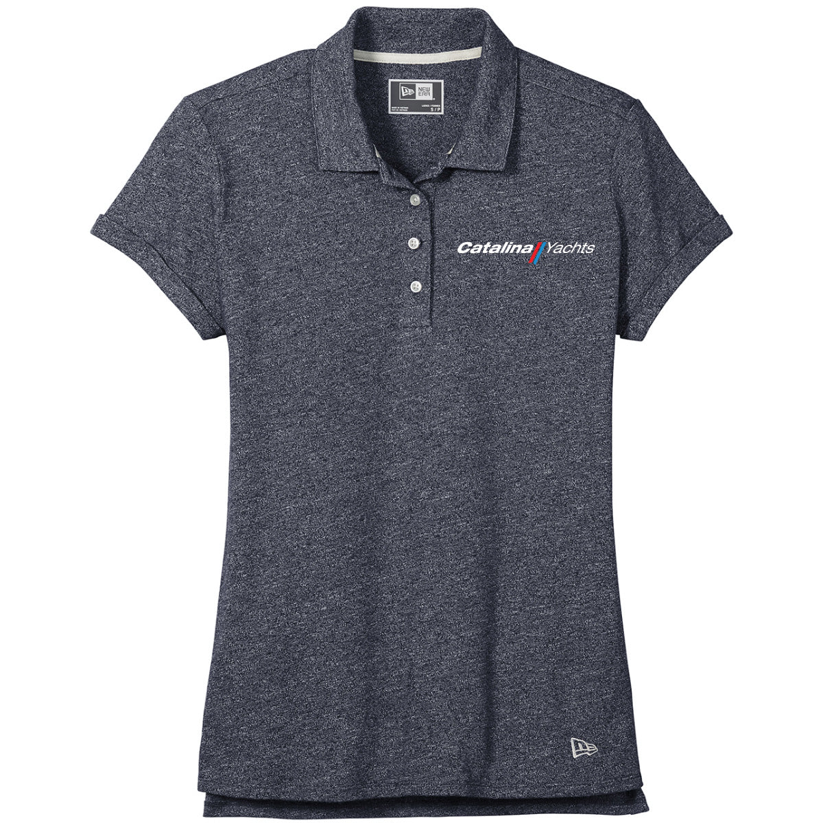 Catalina Yachts Slub Twist Polo Navy Twist