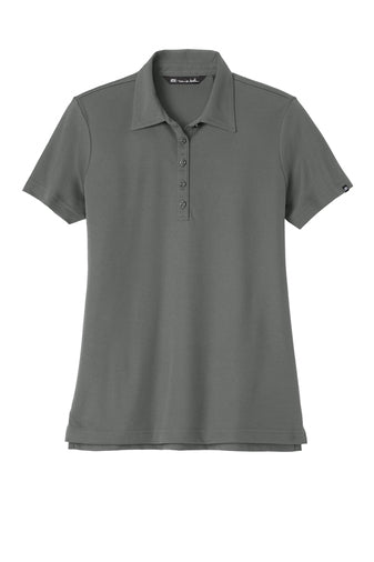 Catalina Yachts Women's Oceanside Solid Polo Quiet Shade Grey