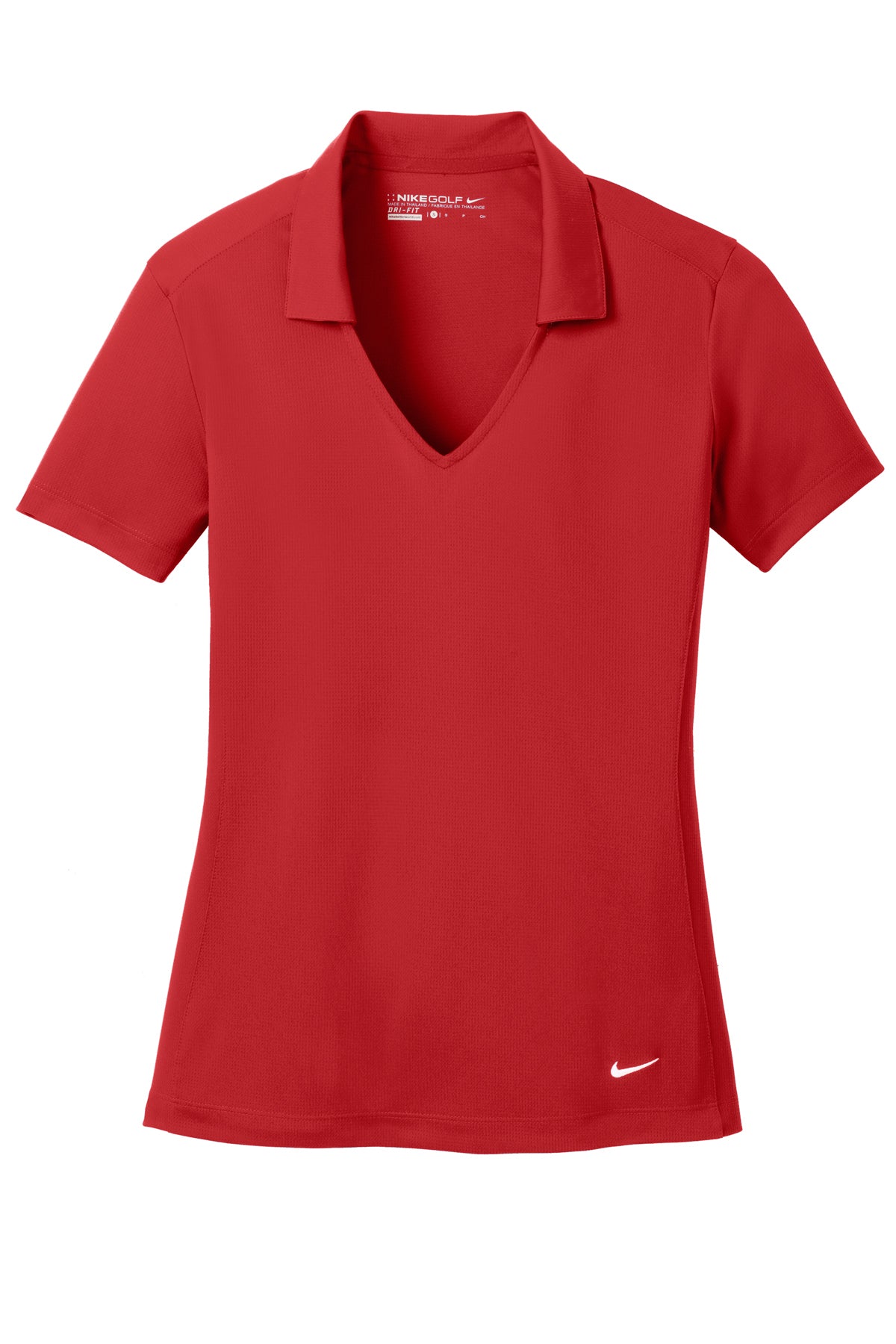Catalina Yachts Black Nike Mesh Polo - University Red