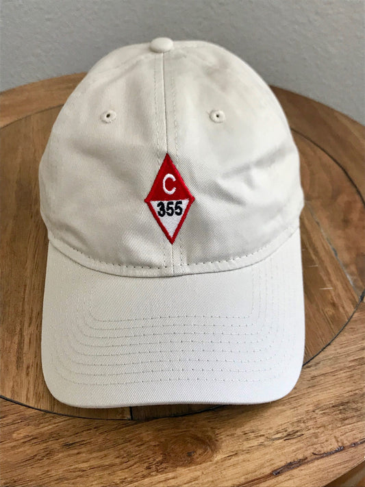 Catalina Yachts Stone New Era Cap with Catalina Diamond 355