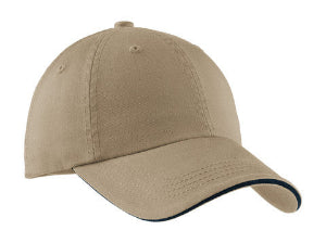 Catalina Yachts Sandwich Bill Cap Khaki/CharcoalBlue