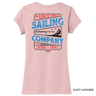 Catalina Yachts Sailing Company Women's T-Shirt Dusty Peach