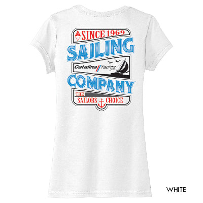 Catalina Yachts Sailing Company Women's T-Shirt White