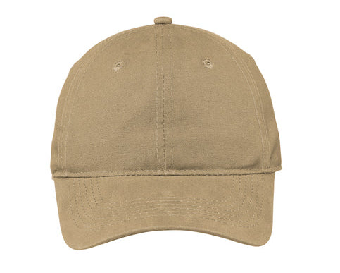 Soft Brushed Canvas Cap