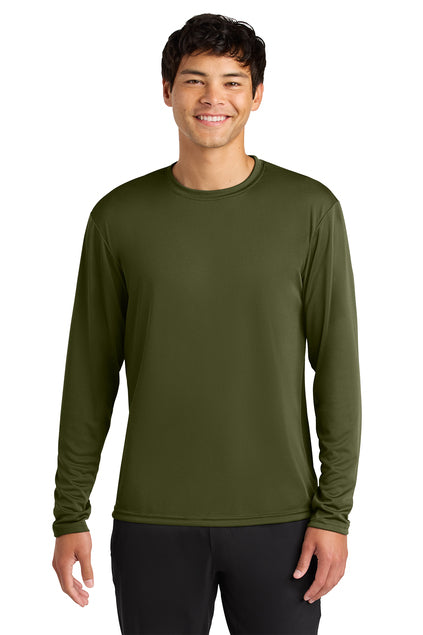 Line Drawing Men's Cooling Performance Long Sleeve