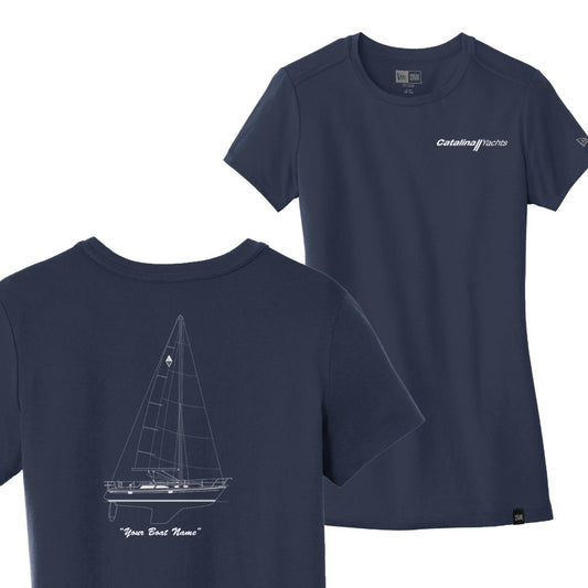 Line Drawing Ladies New Era® Heritage Tee
