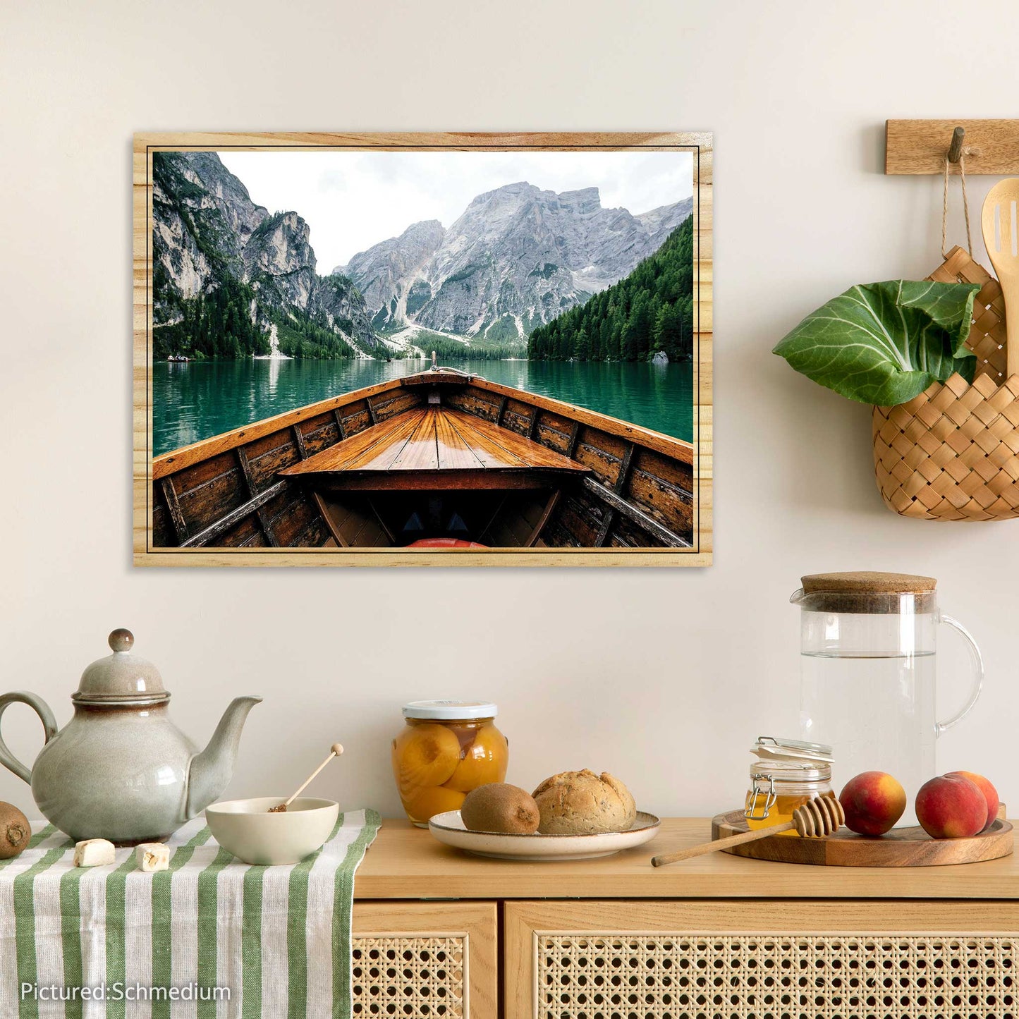 Lago di Braies, Italy Boat View