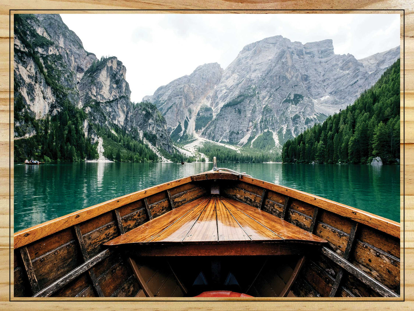Lago di Braies, Italy Boat View