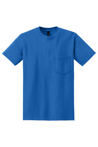 Line Drawing Short Sleeve Tee with Pocket