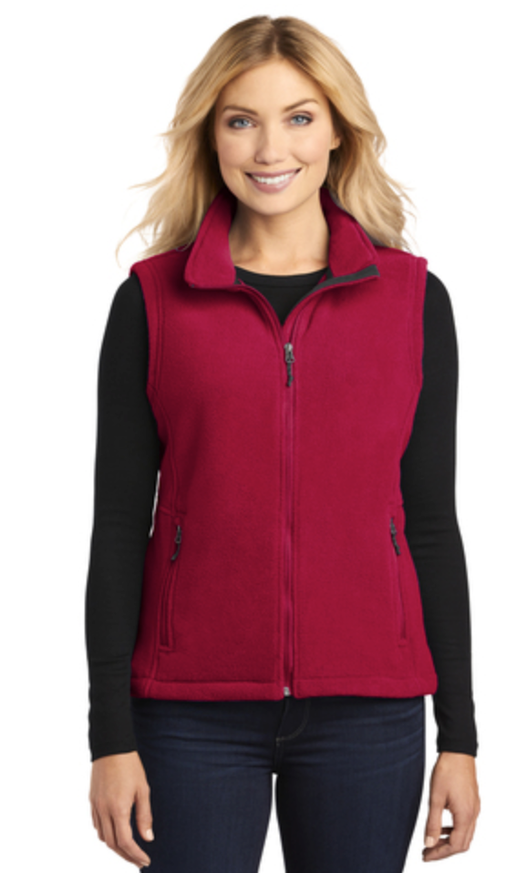 Fleece Vest True Red