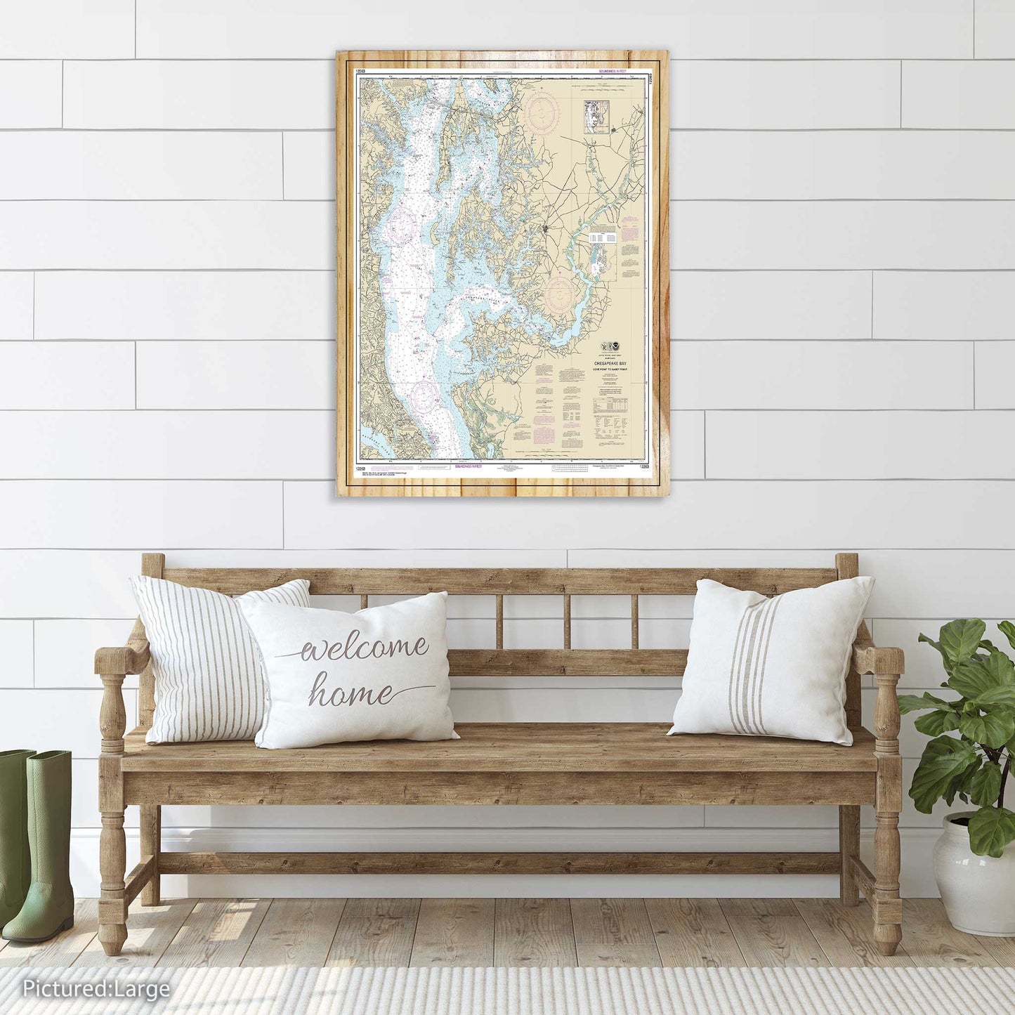 Chesapeake Bay Cove Point to Sandy Point Nautical Map (NOAA)