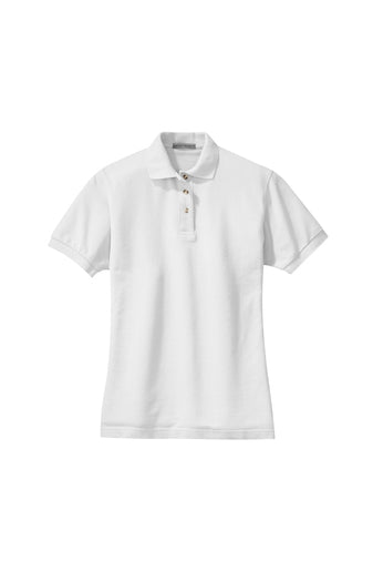 Ladies Heavyweight Cotton Pique Polo