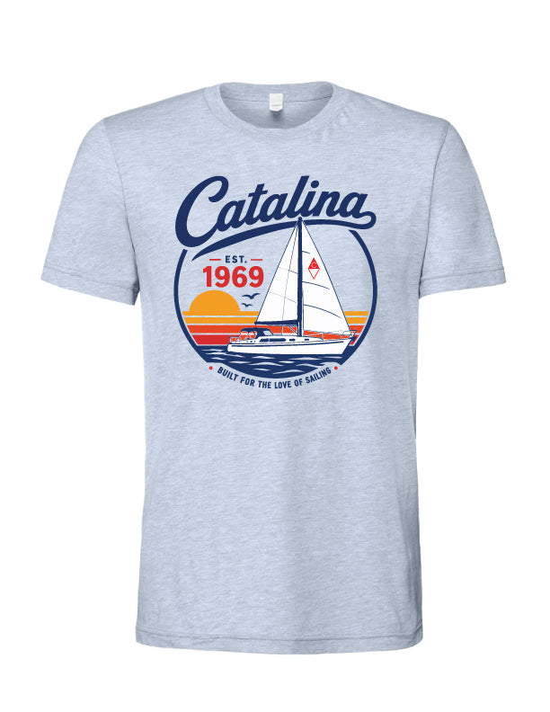 Ladies "Built for The Love of Sailing" V-neck Tee