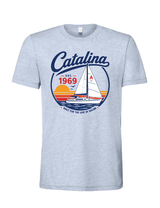 Ladies "Built for The Love of Sailing" V-neck Tee