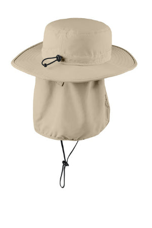 Catalina Yachts Wide Brim Performance Cap - Stone