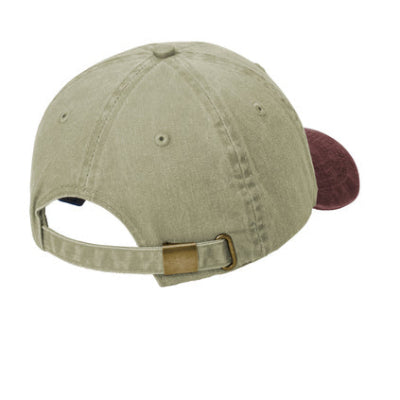 Catalina Yachts Two Tone Cap Khaki/Maroon