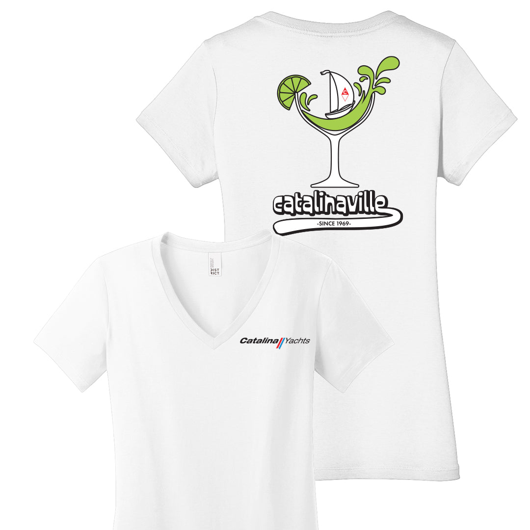 Ladies Catalinaville V-Neck Tee