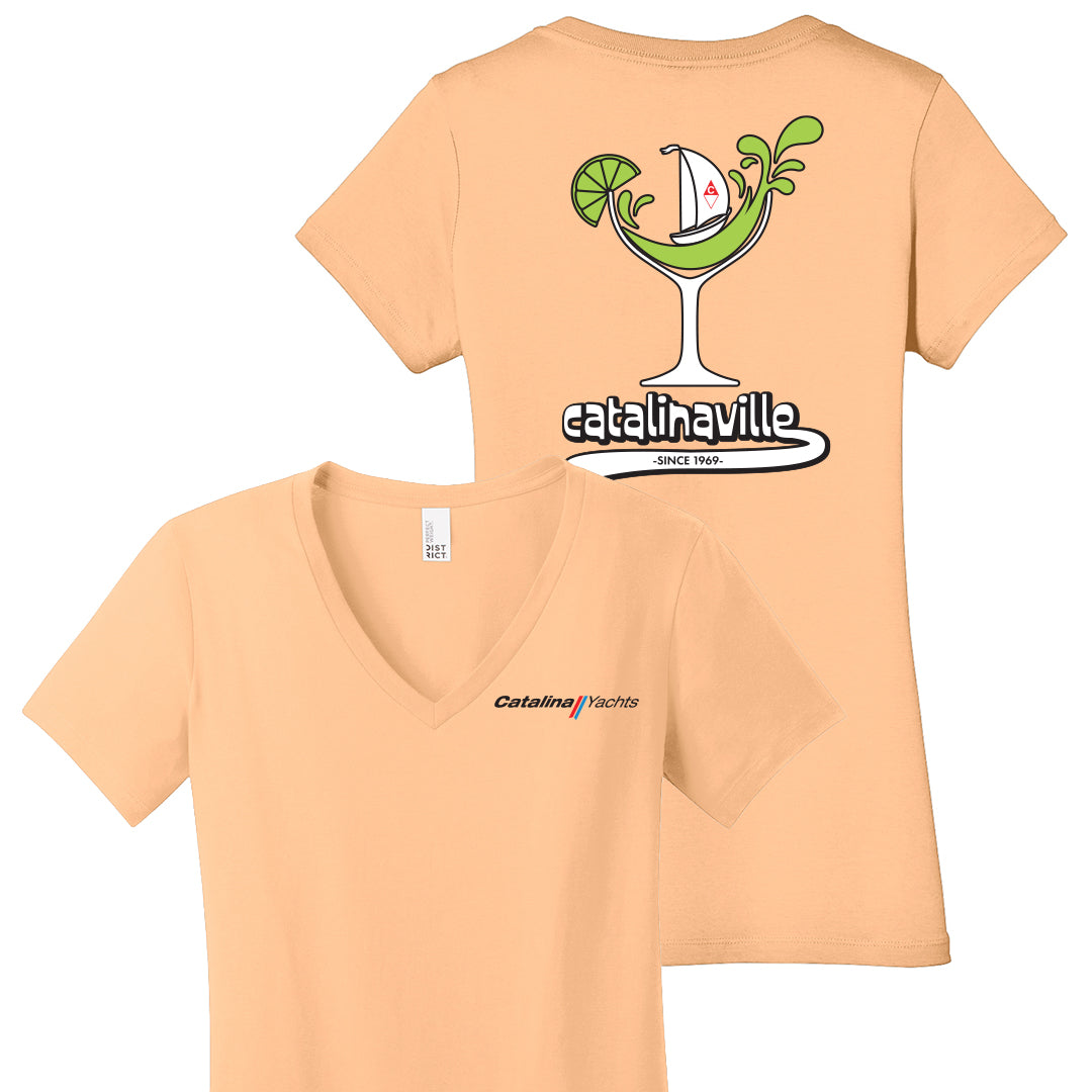 Ladies Catalinaville V-Neck Tee
