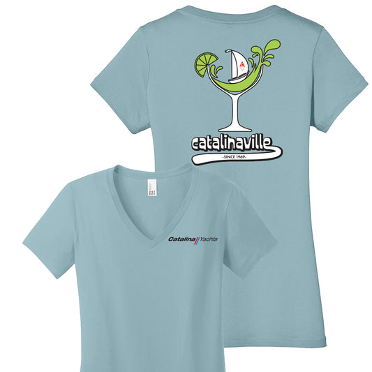 Ladies Catalinaville V-Neck Tee