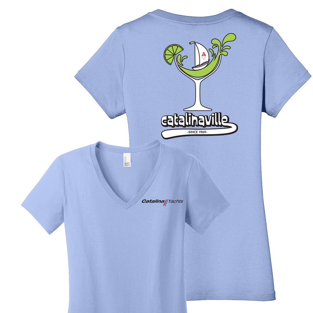Ladies Catalinaville V-Neck Tee