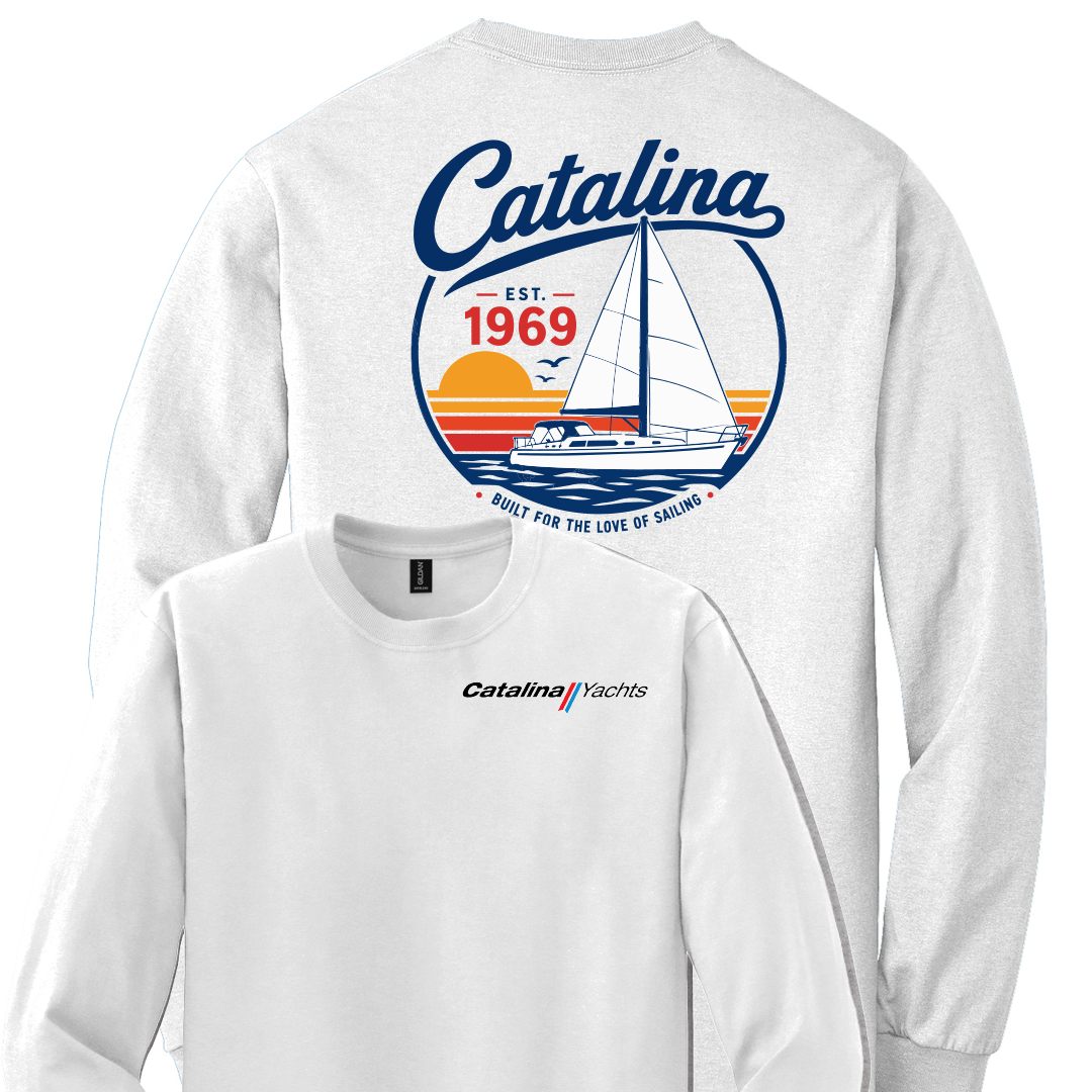 Catalina Yachts Sweatshirt "Built for The Love of Sailing"