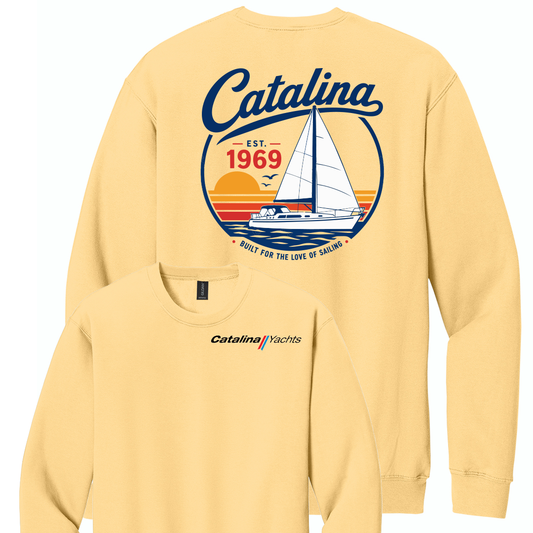Catalina Yachts Sweatshirt "Built for The Love of Sailing"